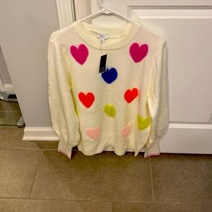Hearts sweater ladies XL